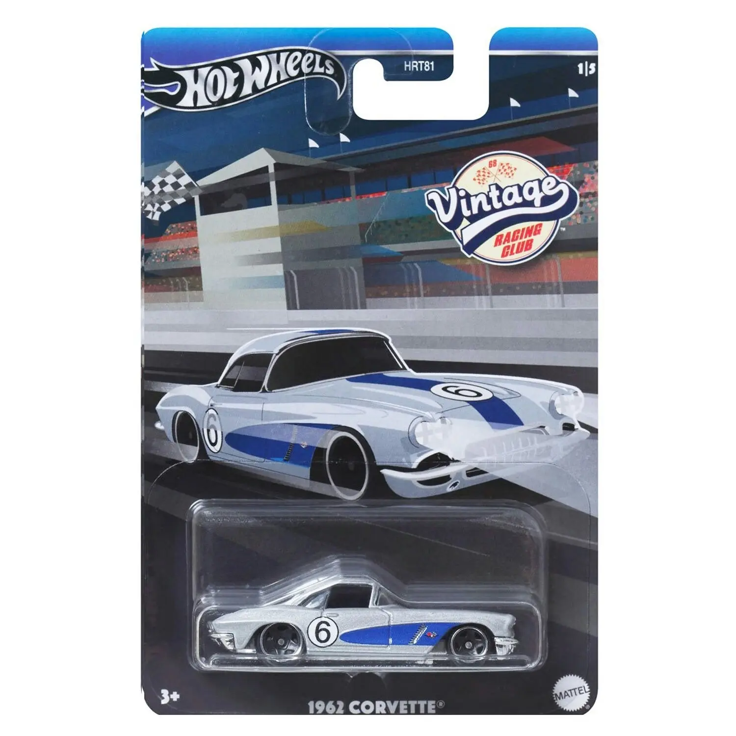Hot Wheels Vintage Racing Club Diecast Car 1:64 Scale 1962