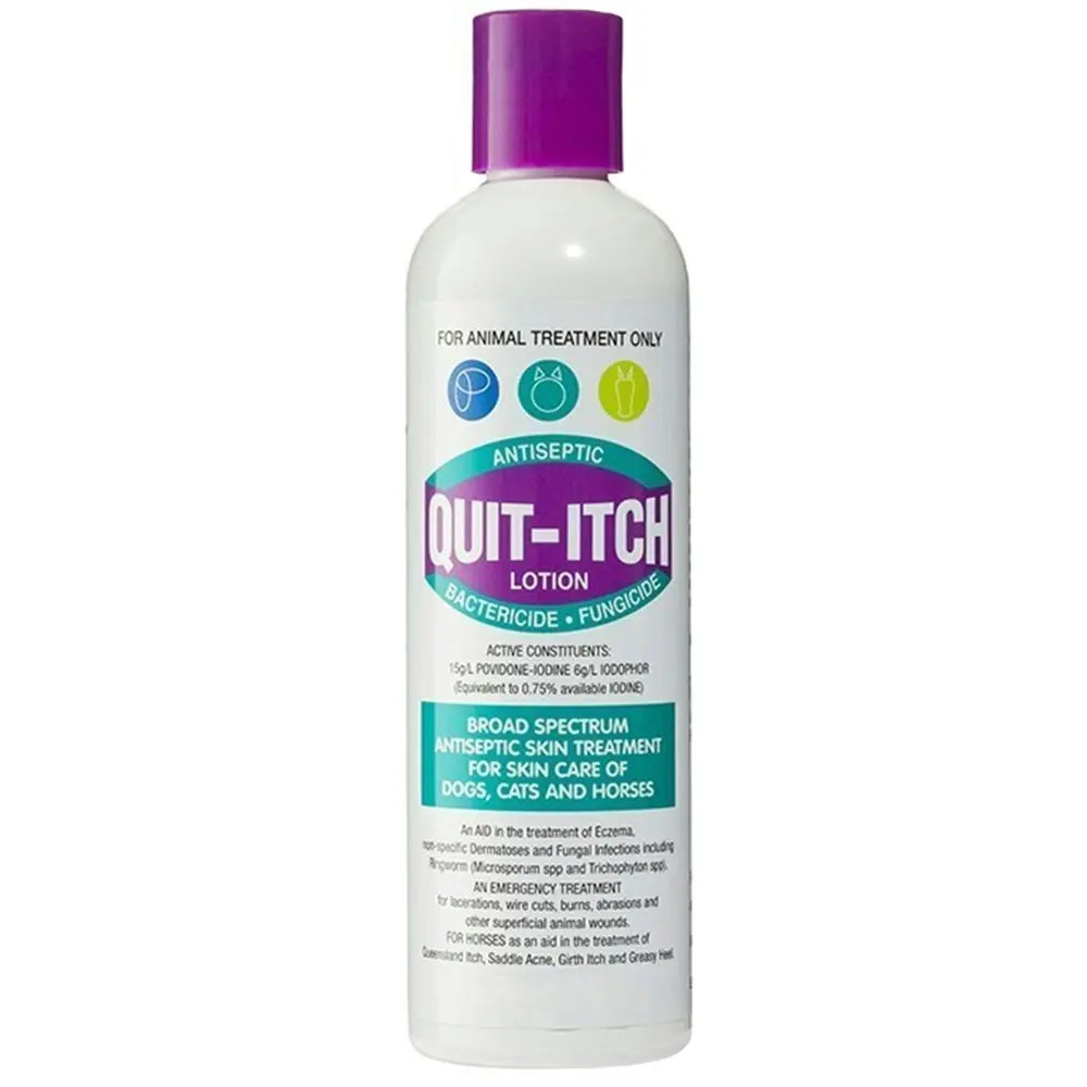 Pharmachem Quit Itch Dogs Cats Horses Antiseptic Lotion