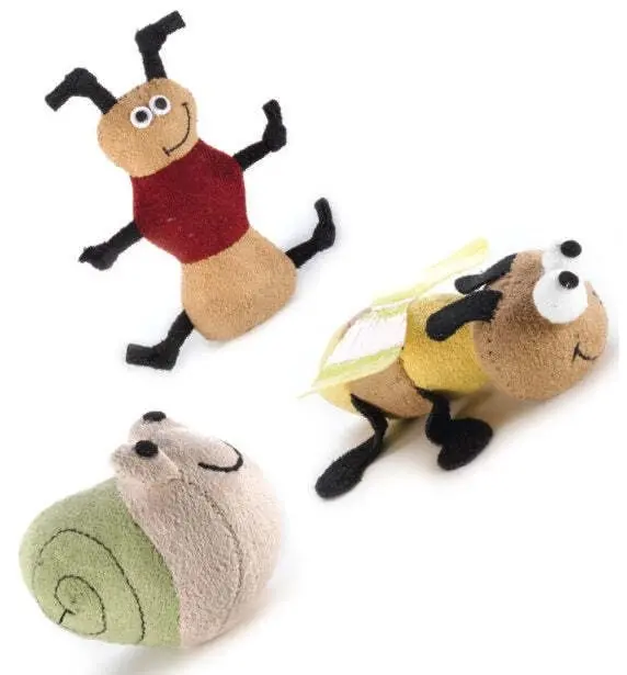 Petface Catkins Garden Critter Interactive Play Cat Toy with