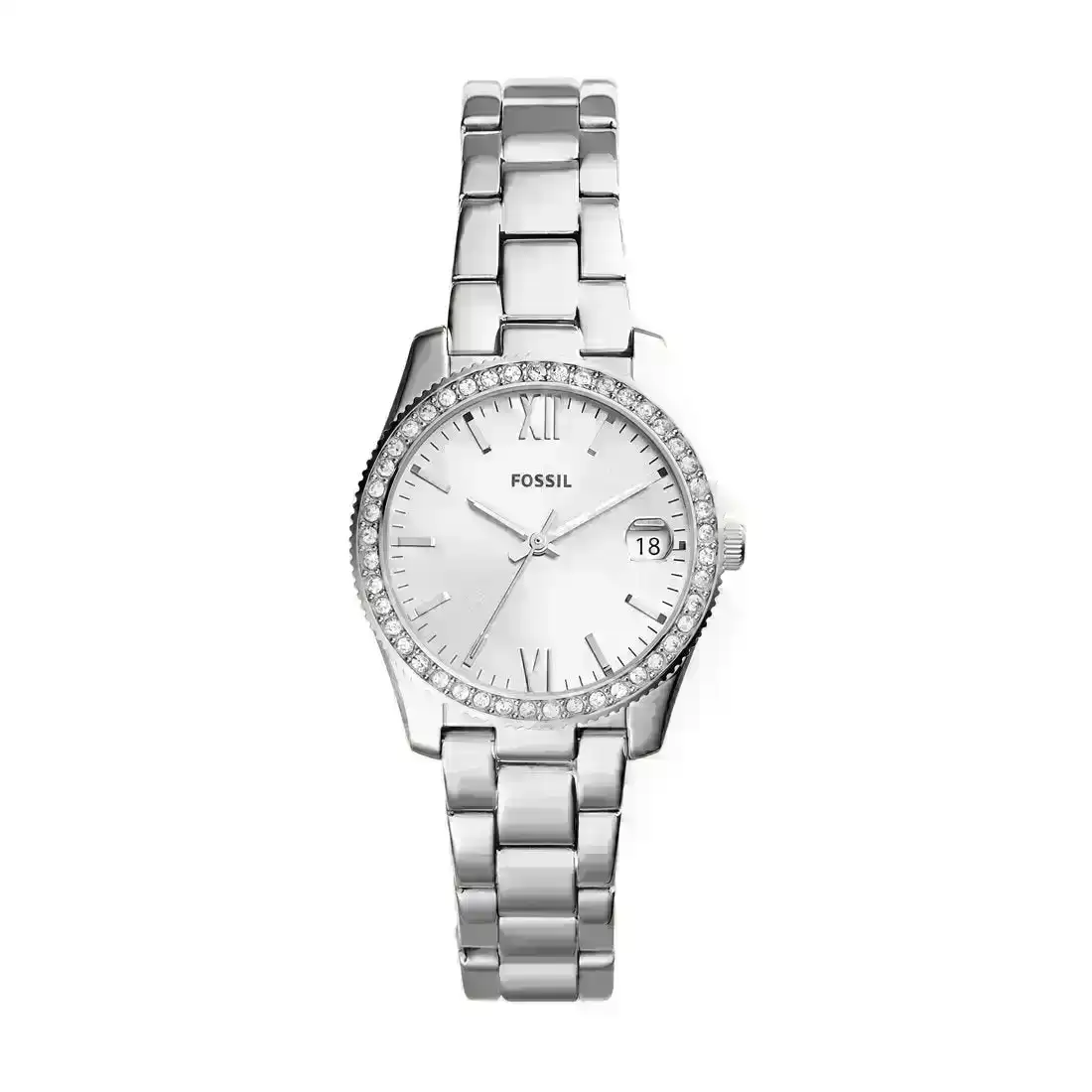 Fossil Ladies Scarlette Silver Stone Watch ES4317