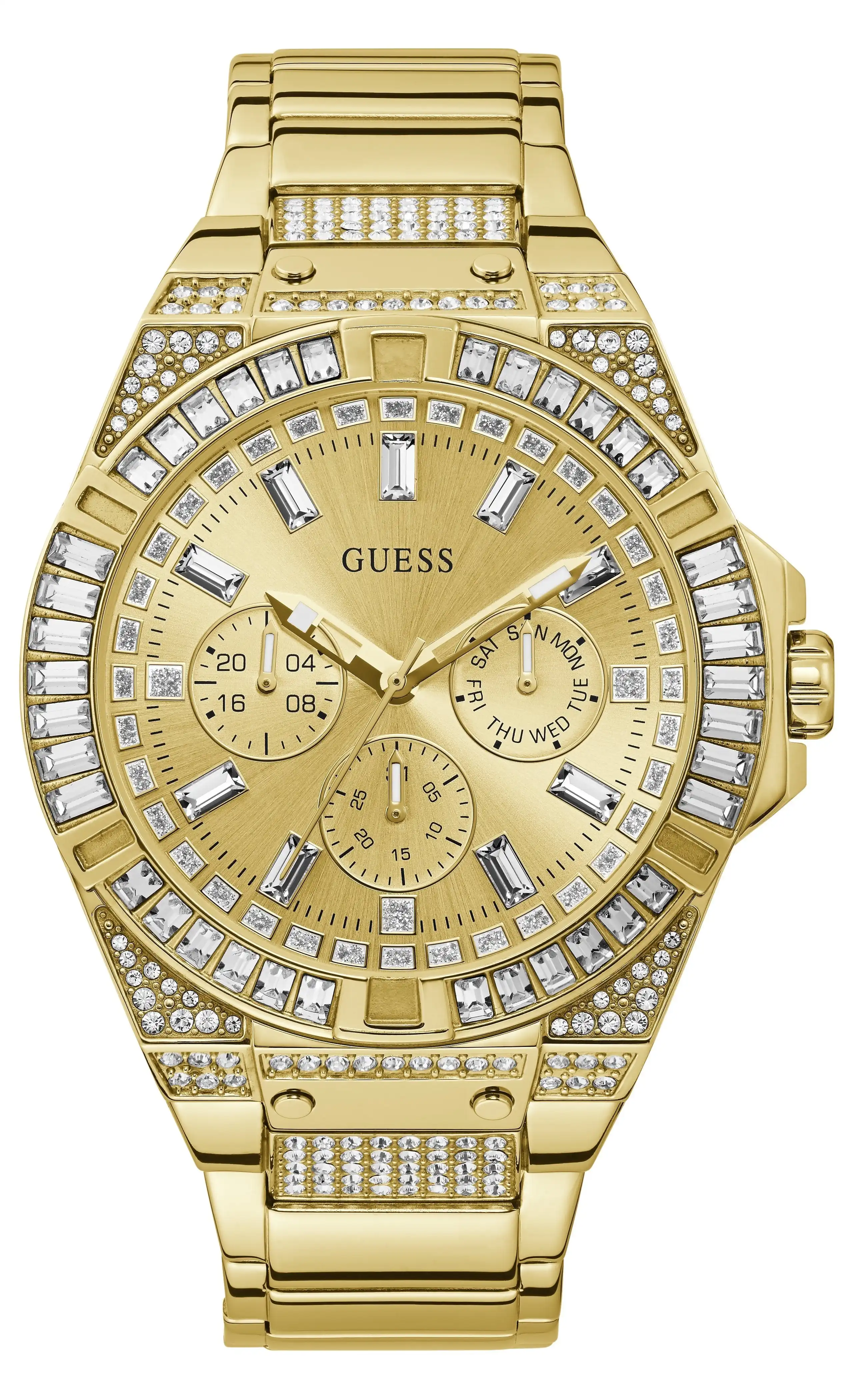 Guess Zeus Gold Crystal Watch GW0209G2