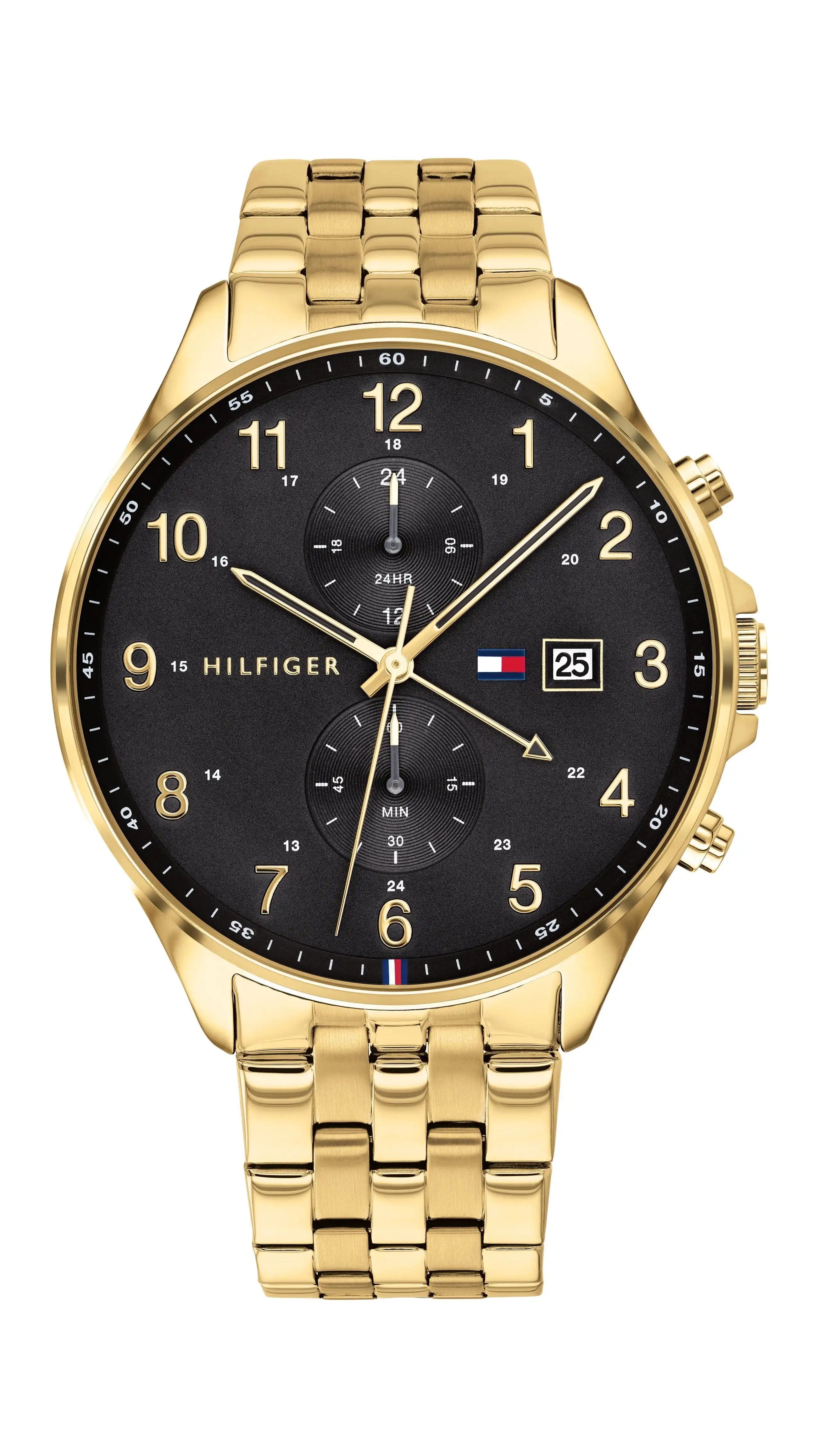 Tommy Hilfiger Gold Multifunction Men's Watch 1791708