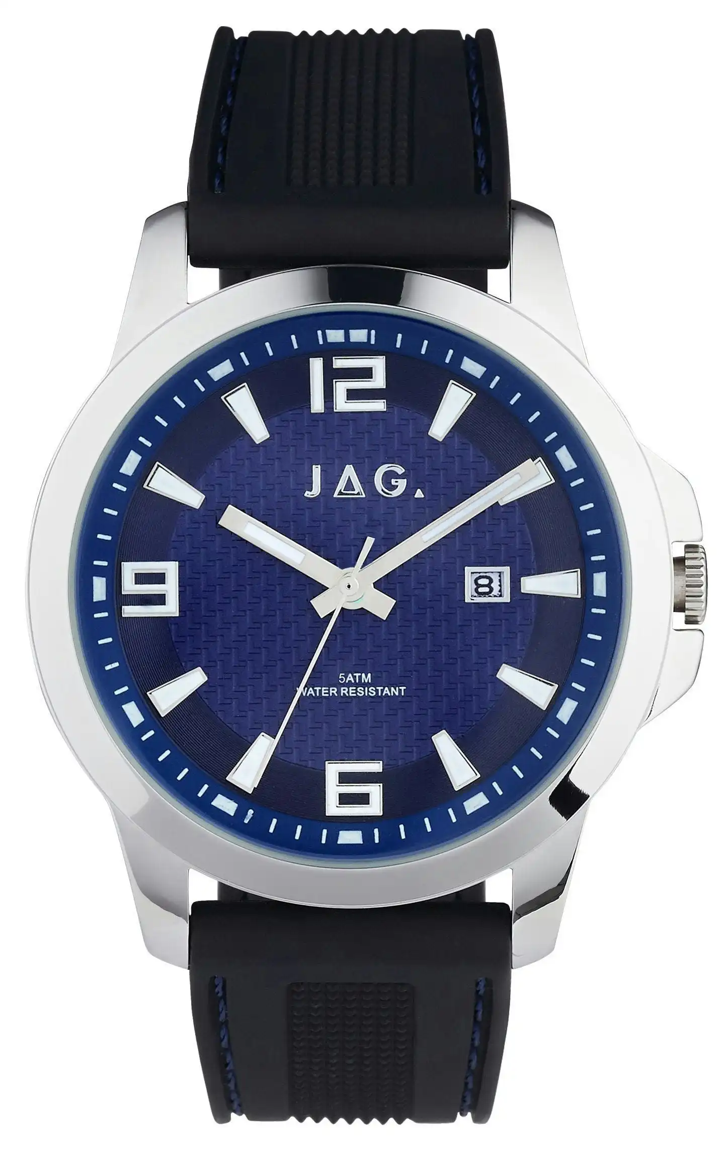 Jag Frank Blue and Silver Men's Watch J2342