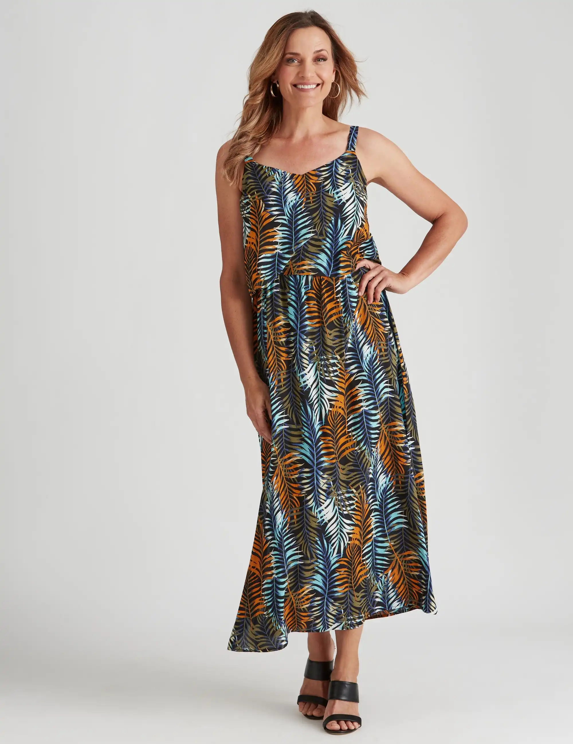 Millers Printed Rayon Maxi Dress