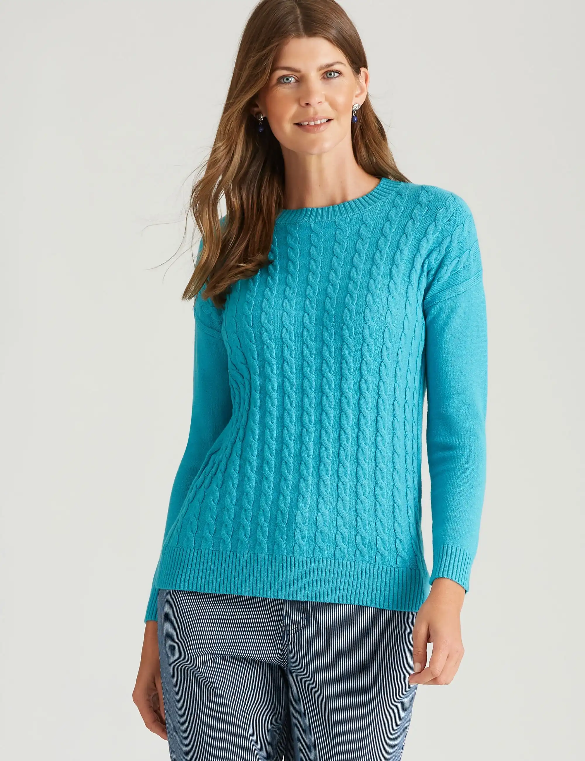 W.Lane Cable Front Pullover Top