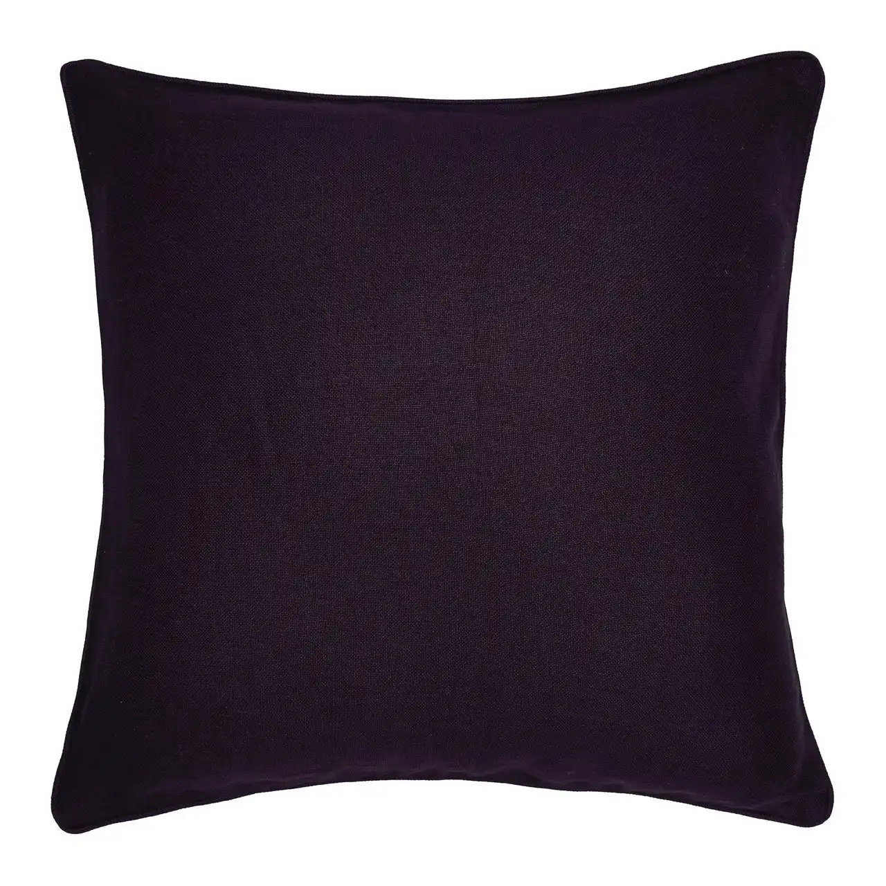 Textile Bazaar Classic Black Linen Cushion