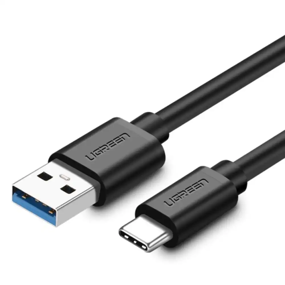 UGreen 20884 USB Type-A Male 3.0 to USB Type-C Male Cable Black Up to 480Mbps 2M