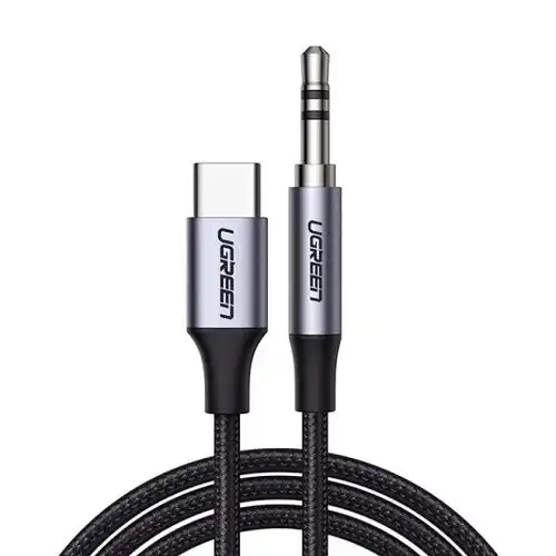 UGreen USB Type-C to 3.5mm Headphone Audio Aux Stereo Cable Adapter For Smart Phone Black