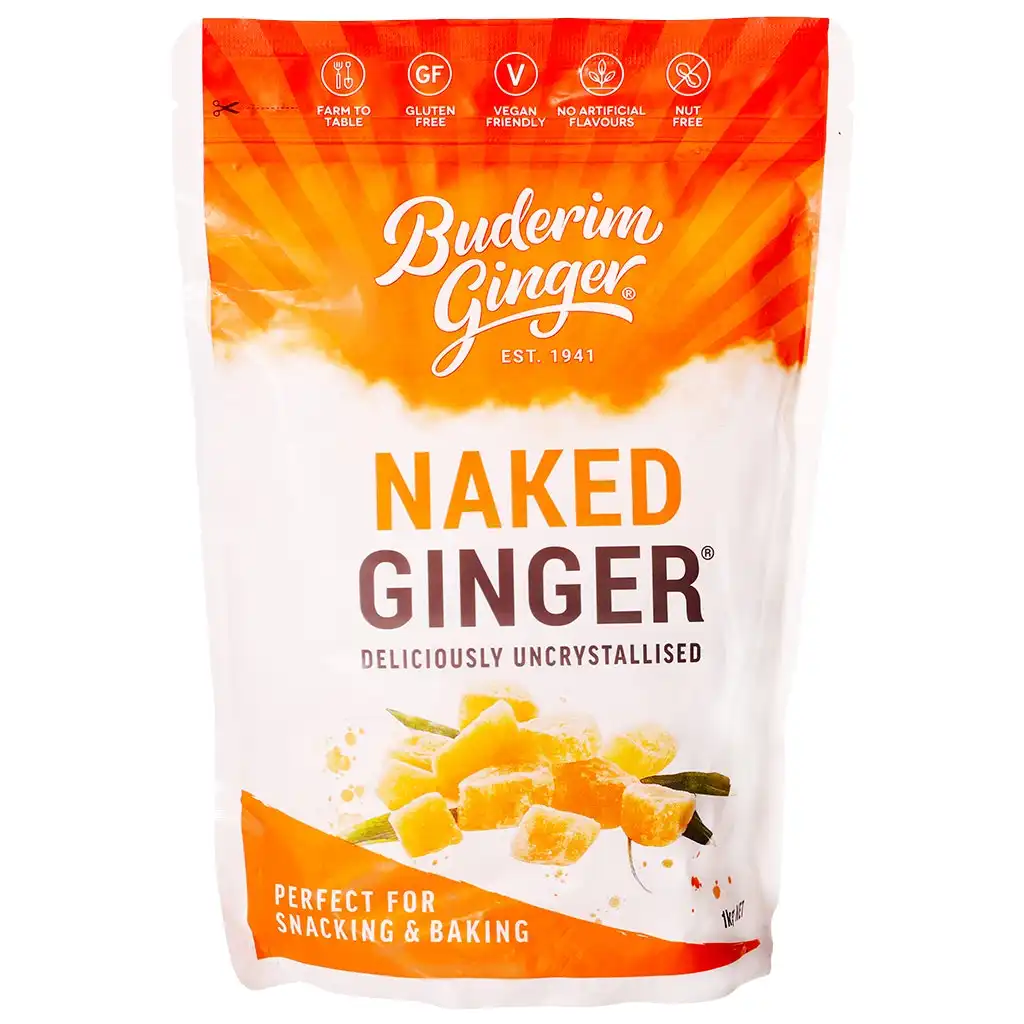 Buderim Naked Ginger Uncrystallised 1kg