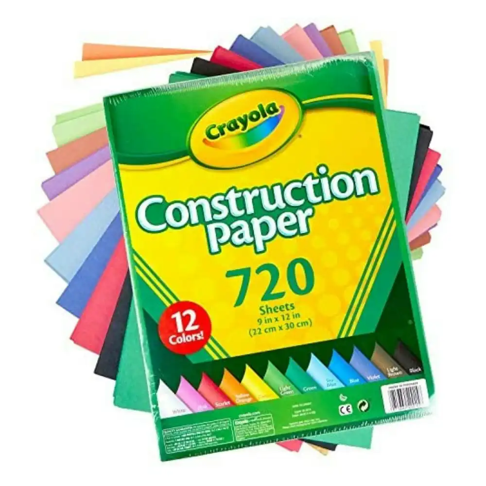 Crayola Construction Paper 720 Sheets