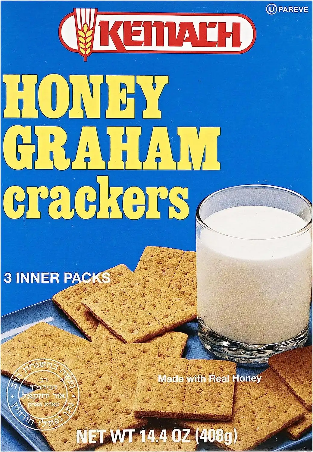 Kemach Honey Graham Crackers 408g
