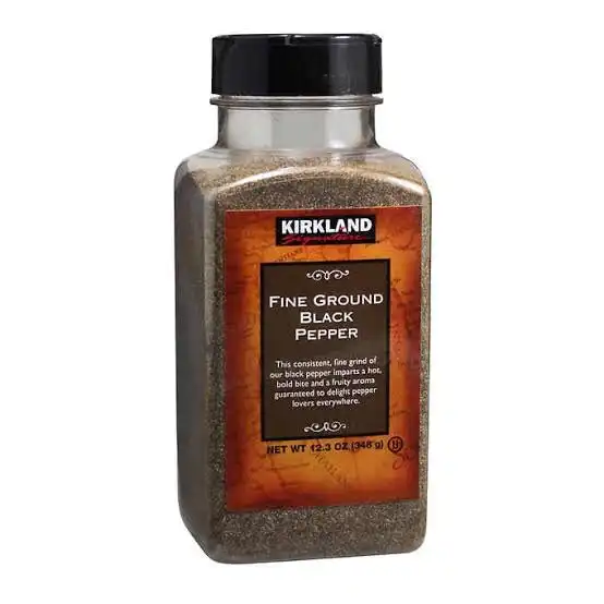 Kirkland Signature Fine Ground Black Pepper 348g x 2