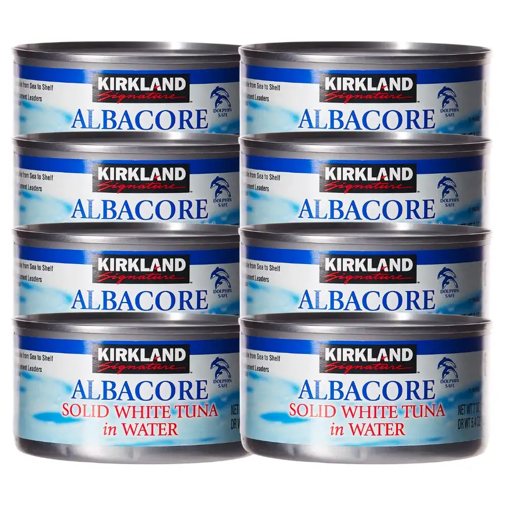 Kirkland Signature Solid White Albacore Tuna 8 x 198g