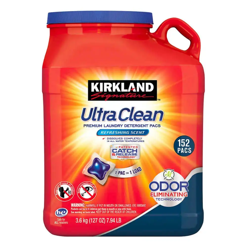 Kirkland Ultra Clean Laundry Detergent Pacs 152 Ct.
