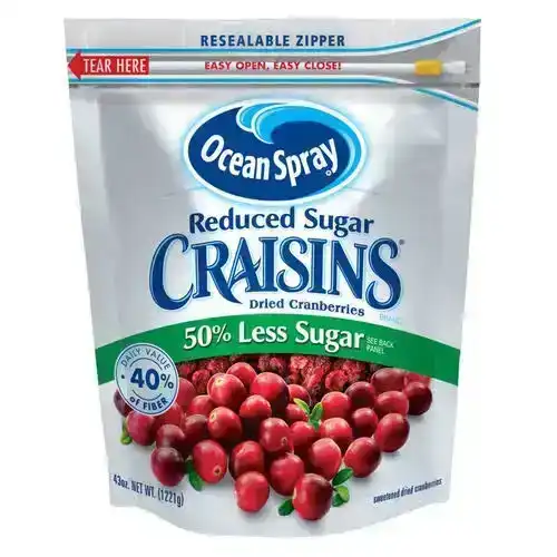 Ocean Spray Reduced Sugar Craisins Dried Cranberries 1.2kg