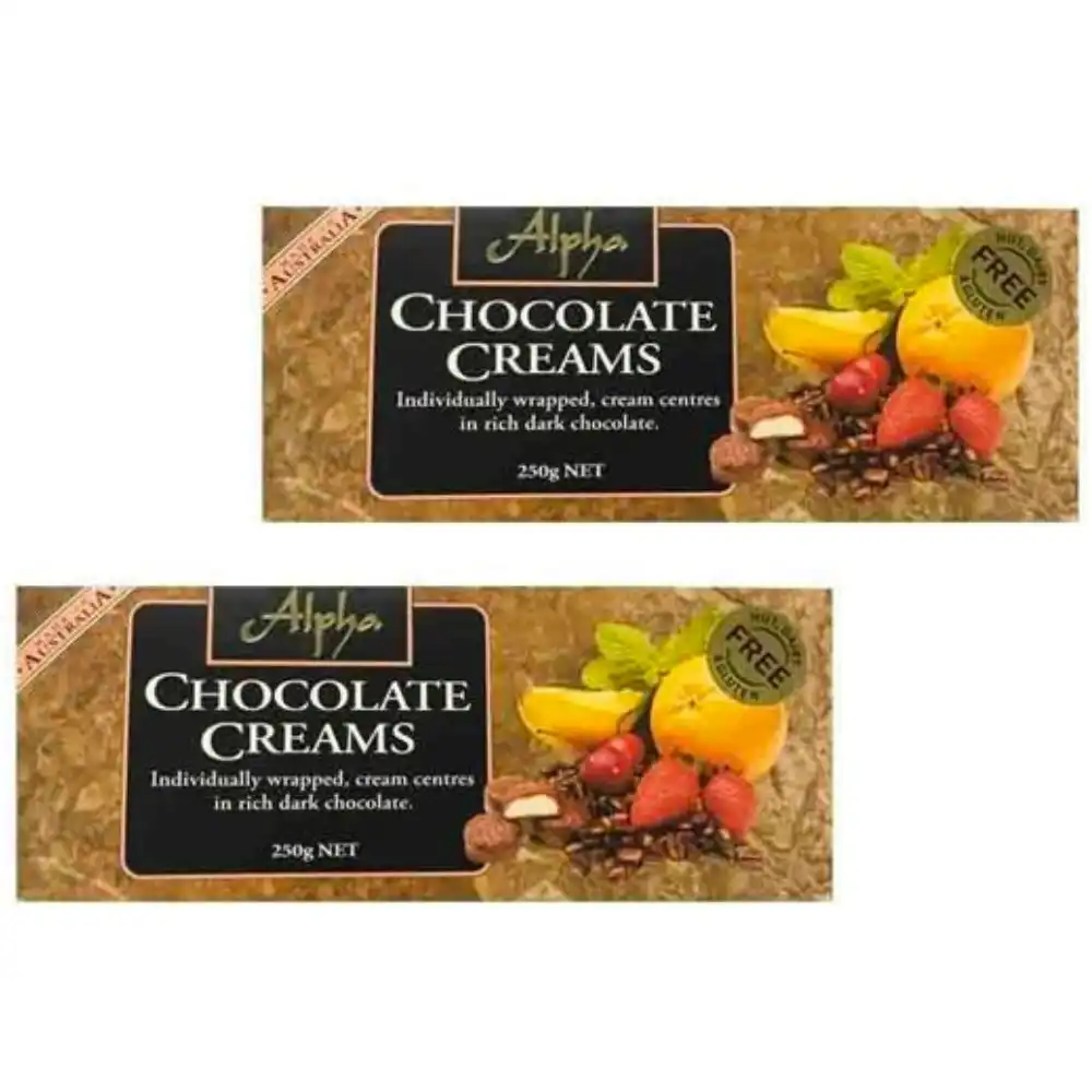 Alpha Chocolate Creams Gift Box 250g x 2