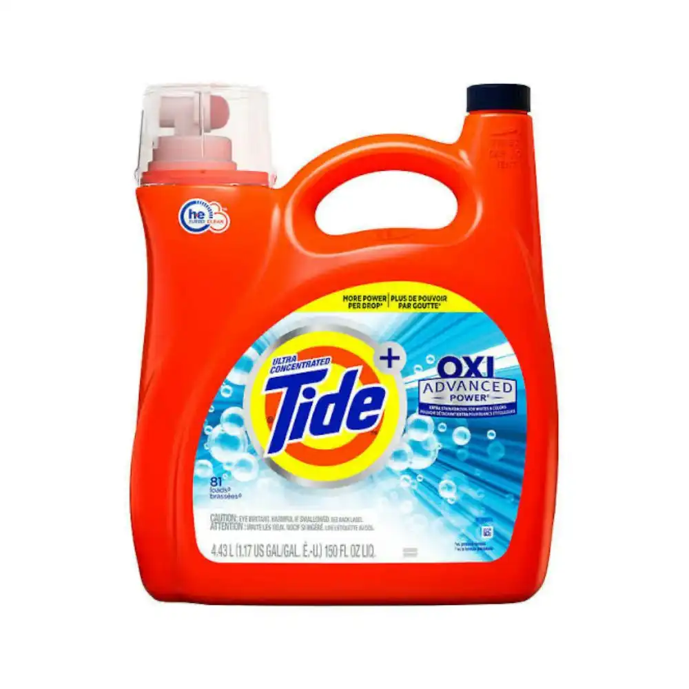 Tide Oxi Advanced Power Liquid Laundry Detergent 81 Loads 4.43 L