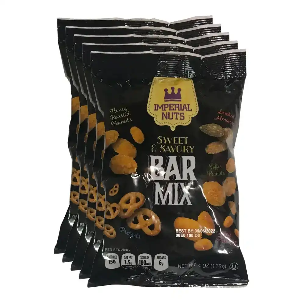 Imperial Nuts Sweet &amp; Savory Bar Mix 113g x 5