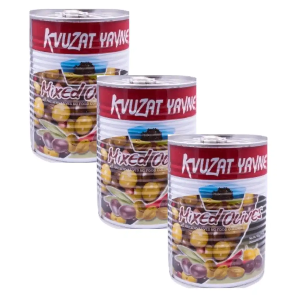 Kvuzat Yavne Mixed Olives 540g x 3