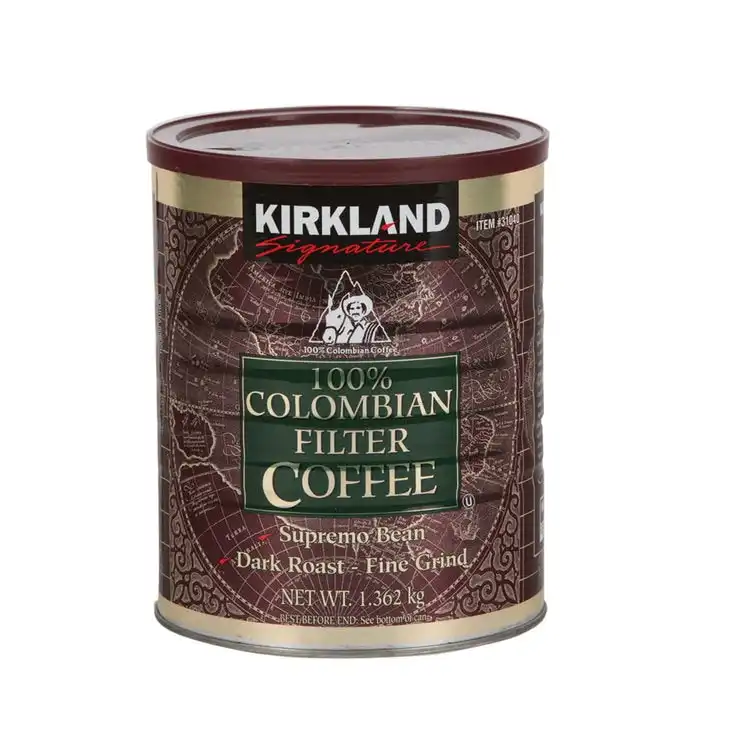 Kirkland Signature 100% Colombian Ground Supremo Coffee 1.36KG