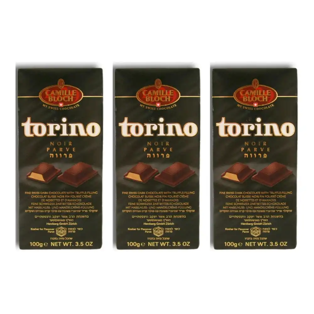 Camille Bloch Torino Dark Chocolate 100g x 3