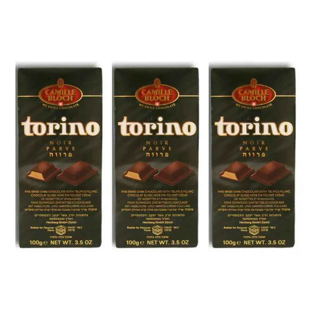 Camille Bloch Torino Dark Chocolate 100g x 3
