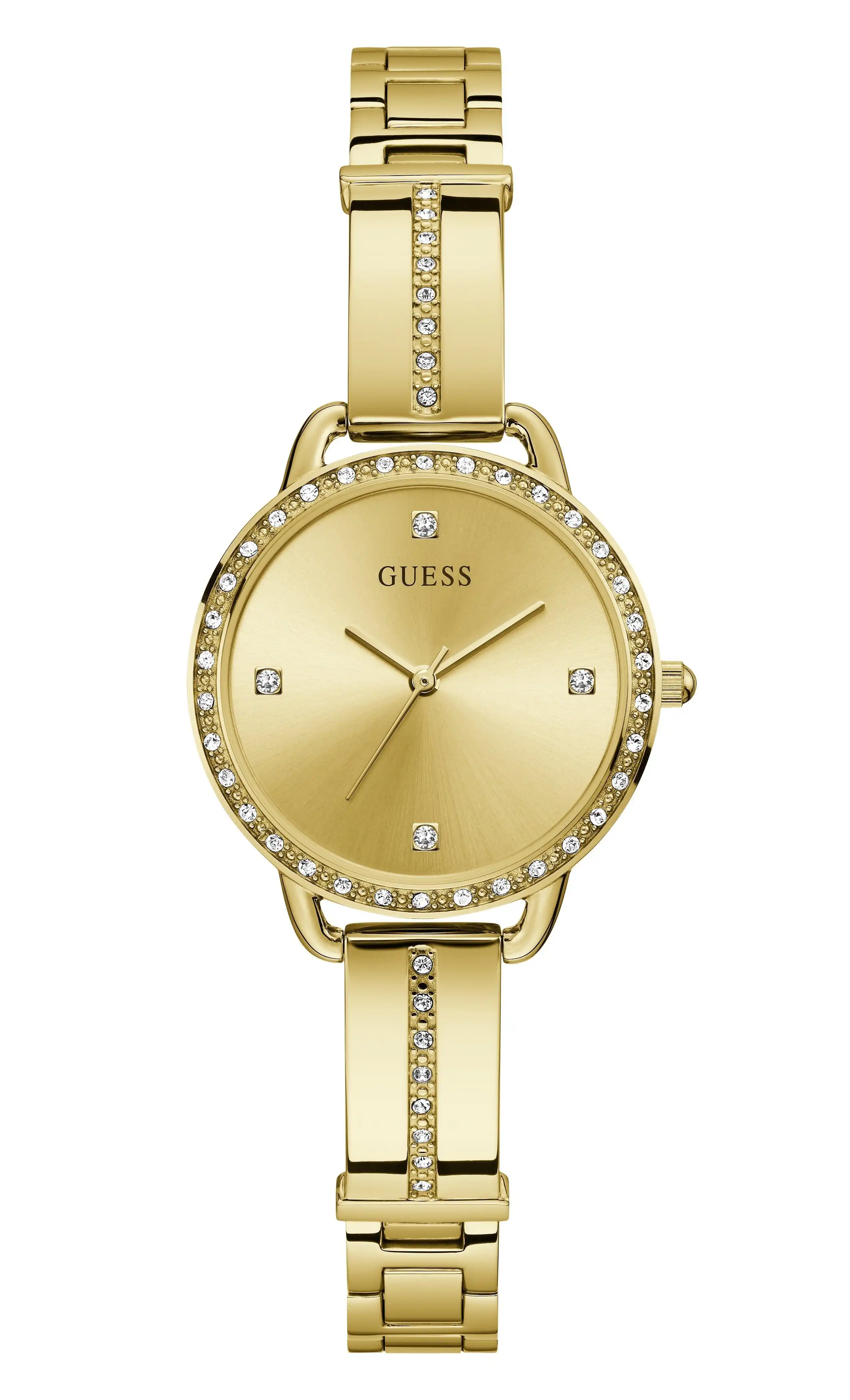 Guess Bellini Gold Tone Stainless Steel Watch GW0022L2