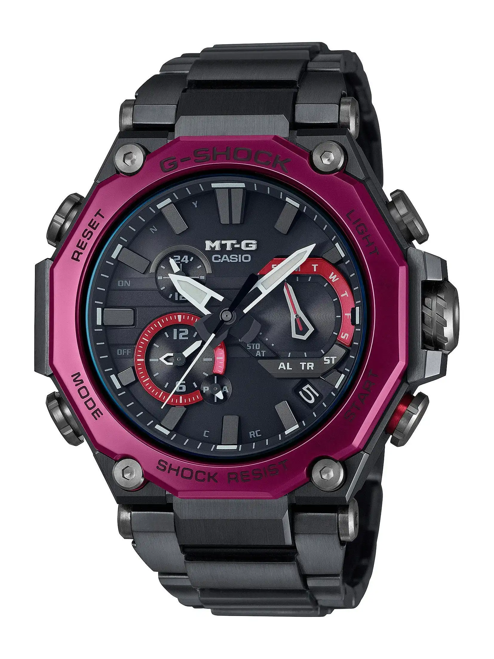 Casio G Shock MTG Black and Purple Watch MTG-B2000B-1A4DR