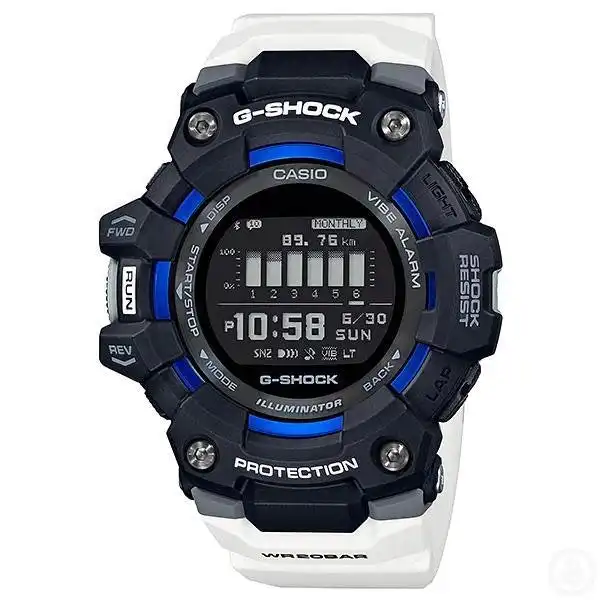 Casio G-Shock G Squad White & Black Watch GDB100-1A7