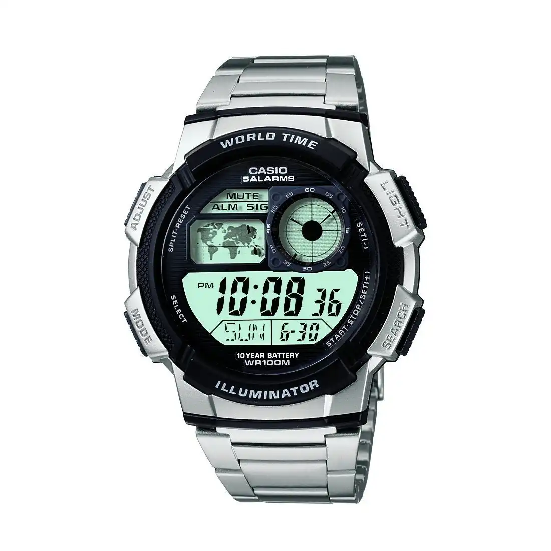Casio Mens Digital Watch Model- AE1000D-1
