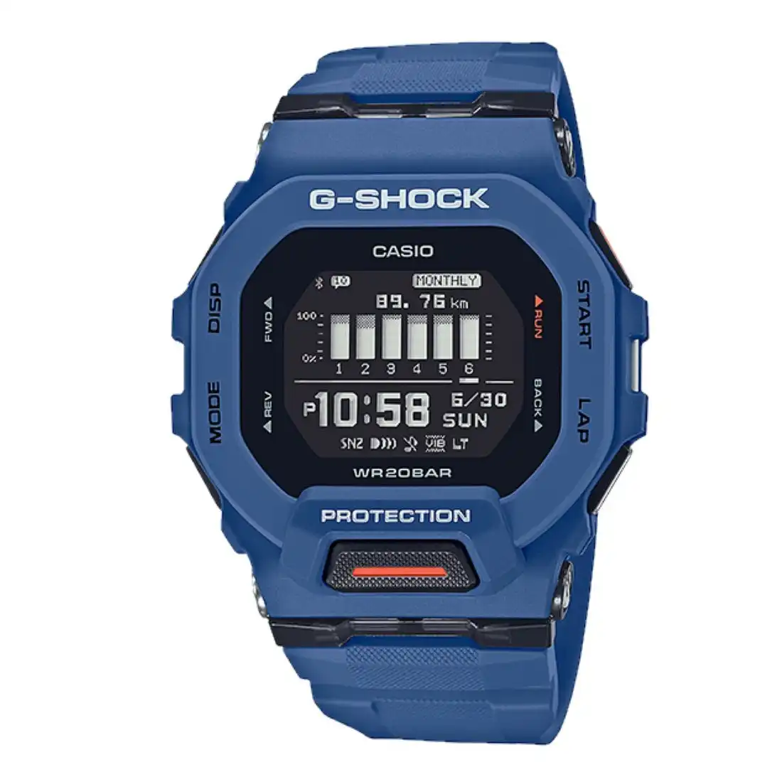 Casio G Shock G Squad Blue Watch GBD200-2D