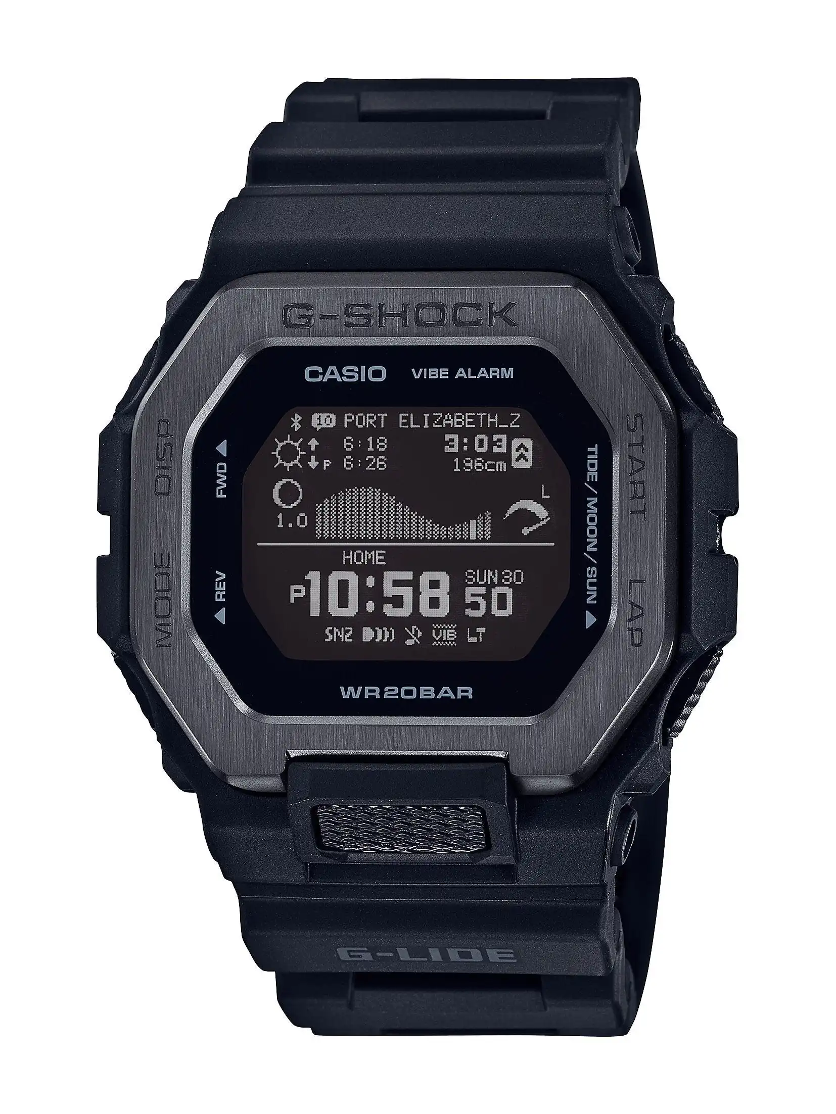 Casio G Shock G Glide Black Watch GBX100NS-1D