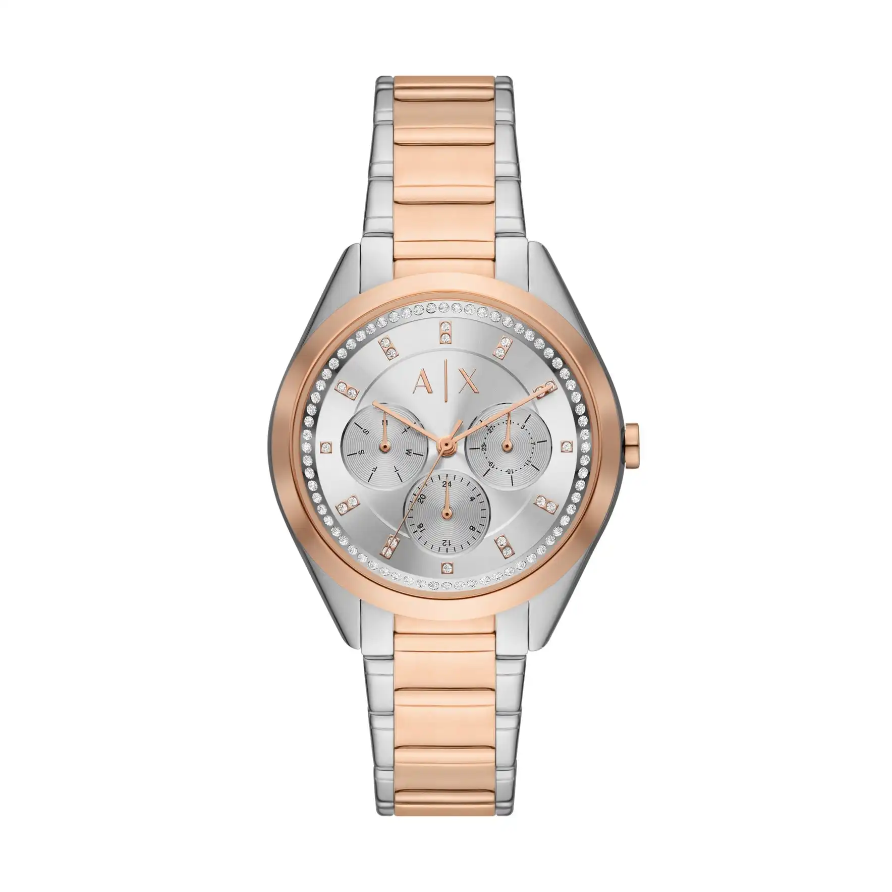 Armani Exchange Giacomo Two Tone Women's Watch AX5655