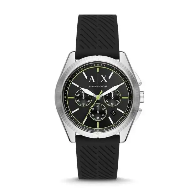 Armani Exchange Giacomo Black and Silver Men's Watch AX2853