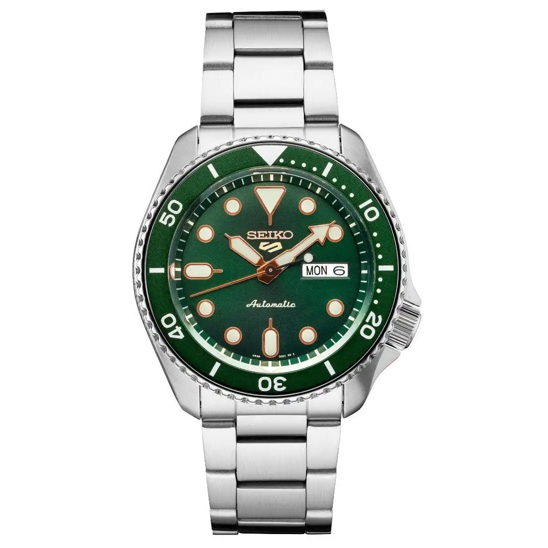 Seiko Automatic Green Face Men's Watch SRPD63