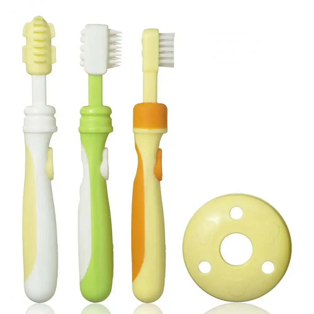 2PK PIGEON Baby Training Toothbrush Brush Teeth Dental Oral Care Baby/Infant/Kid
