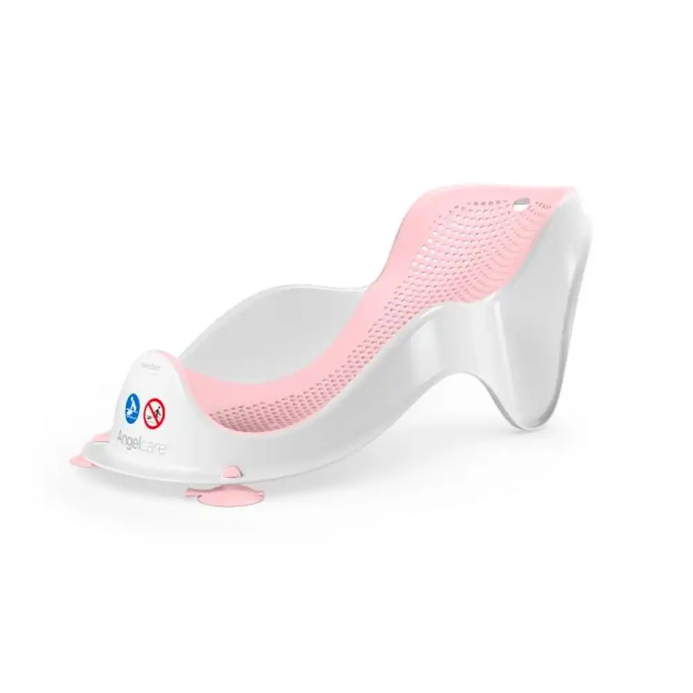 Angelcare 0-6m Baby/Infant/Newborn Bath/Shower Safety Support/Cradle/Seat Pink