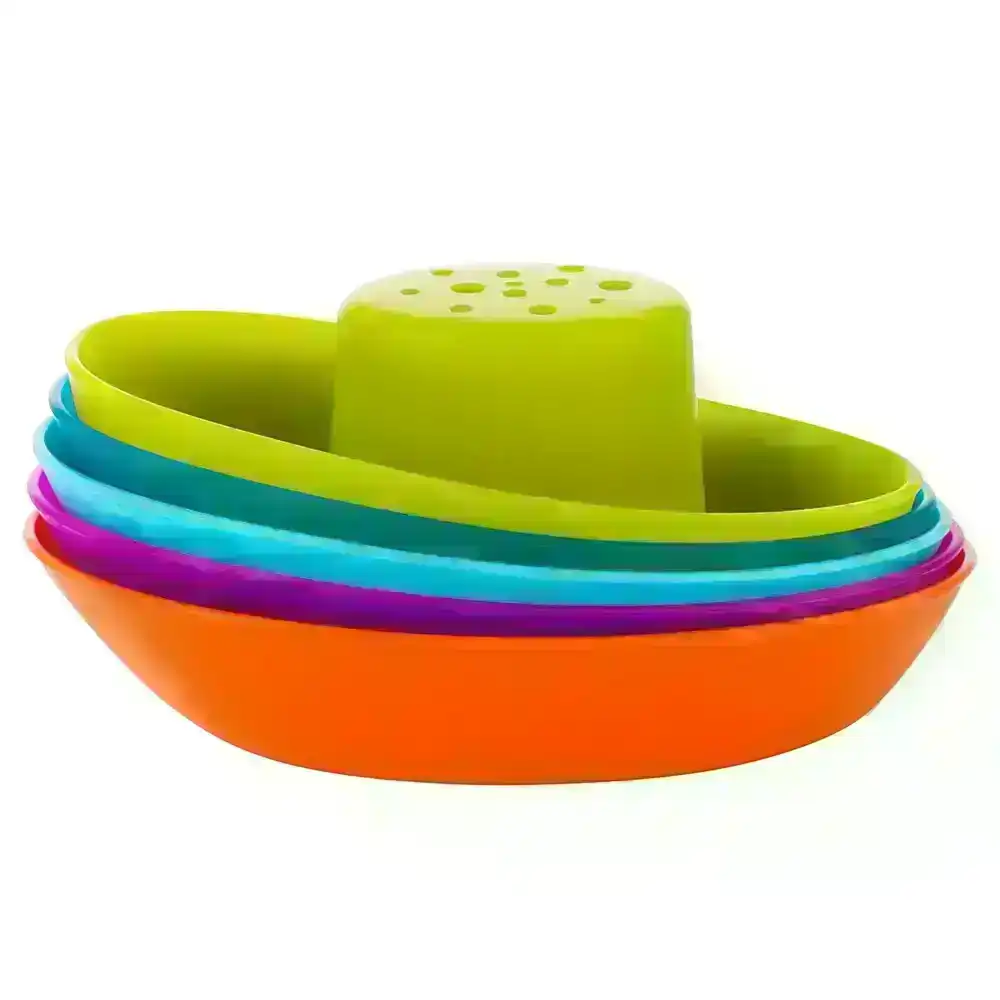 Boon Fleet Stacking Boat/Ship Bath Time Toy/Play for Baby/Toddlers/Kids