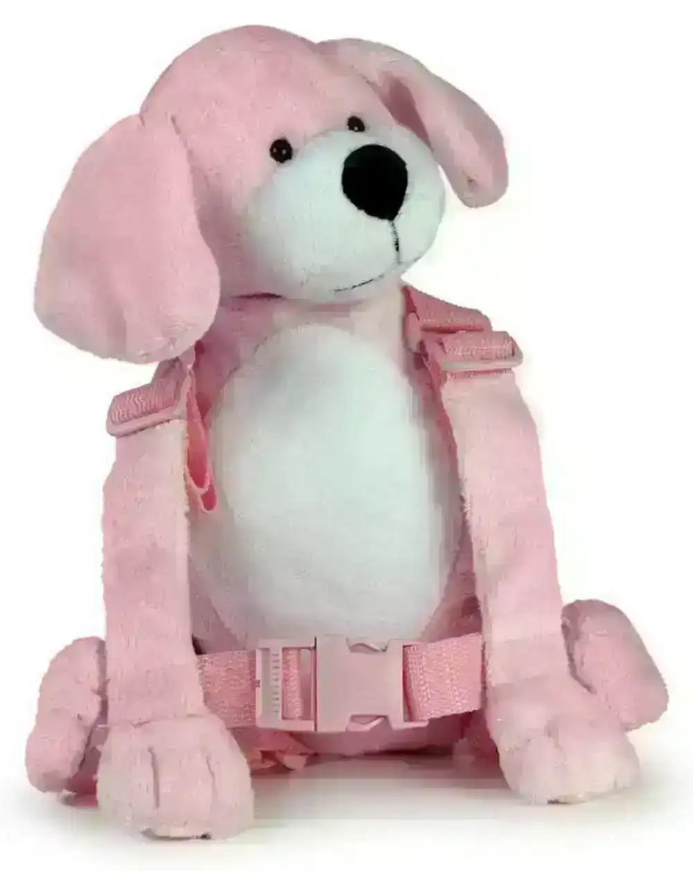 Playette 2in1 Travel Harness Buddy/Adjustable Strap Baby/Kids 18m-4y Pink Puppy