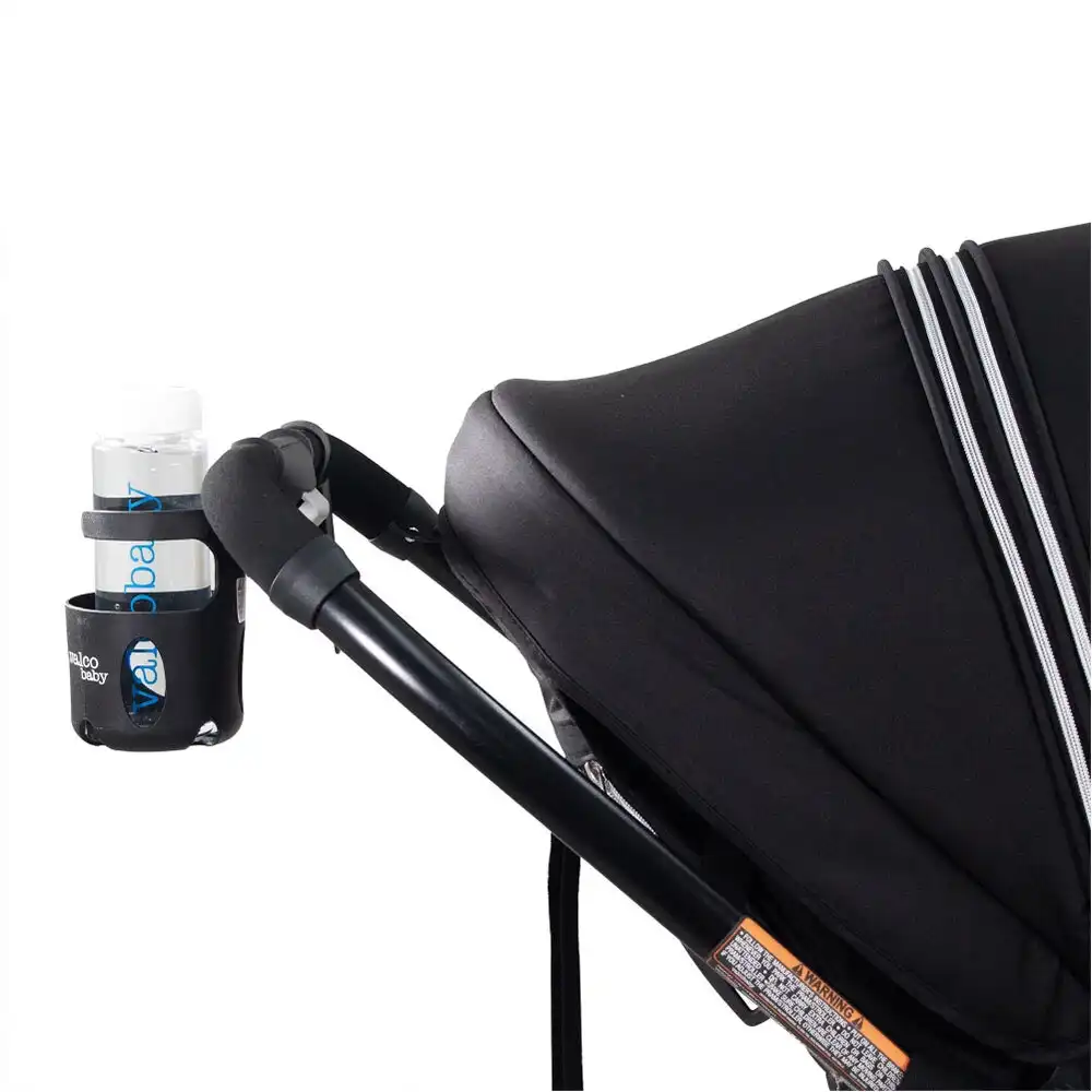 Valco Baby Universal Cup Drink Holder/Storage for Prams/Stroller Pushchair Black