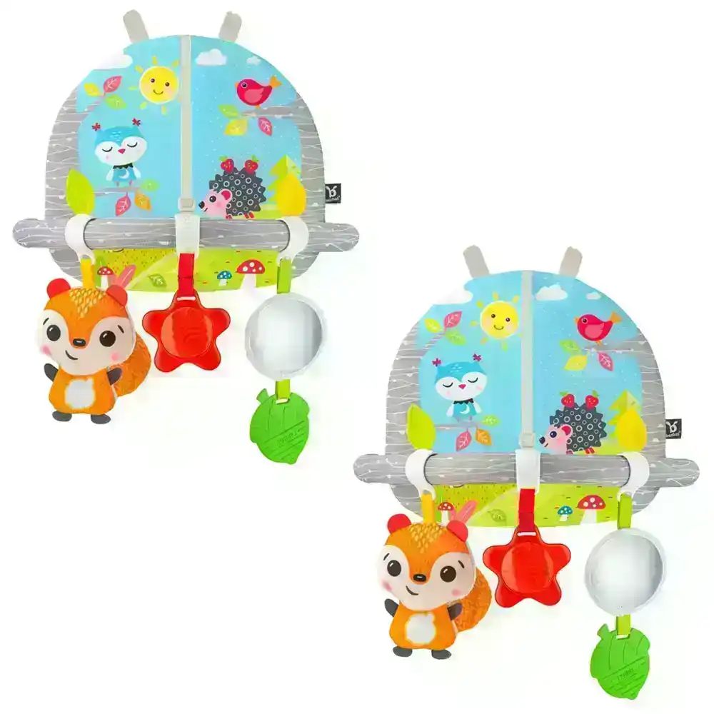 2PK Benbat Dazzle Double Sided Car Arch Activity Center Baby Infant Hanging Toys