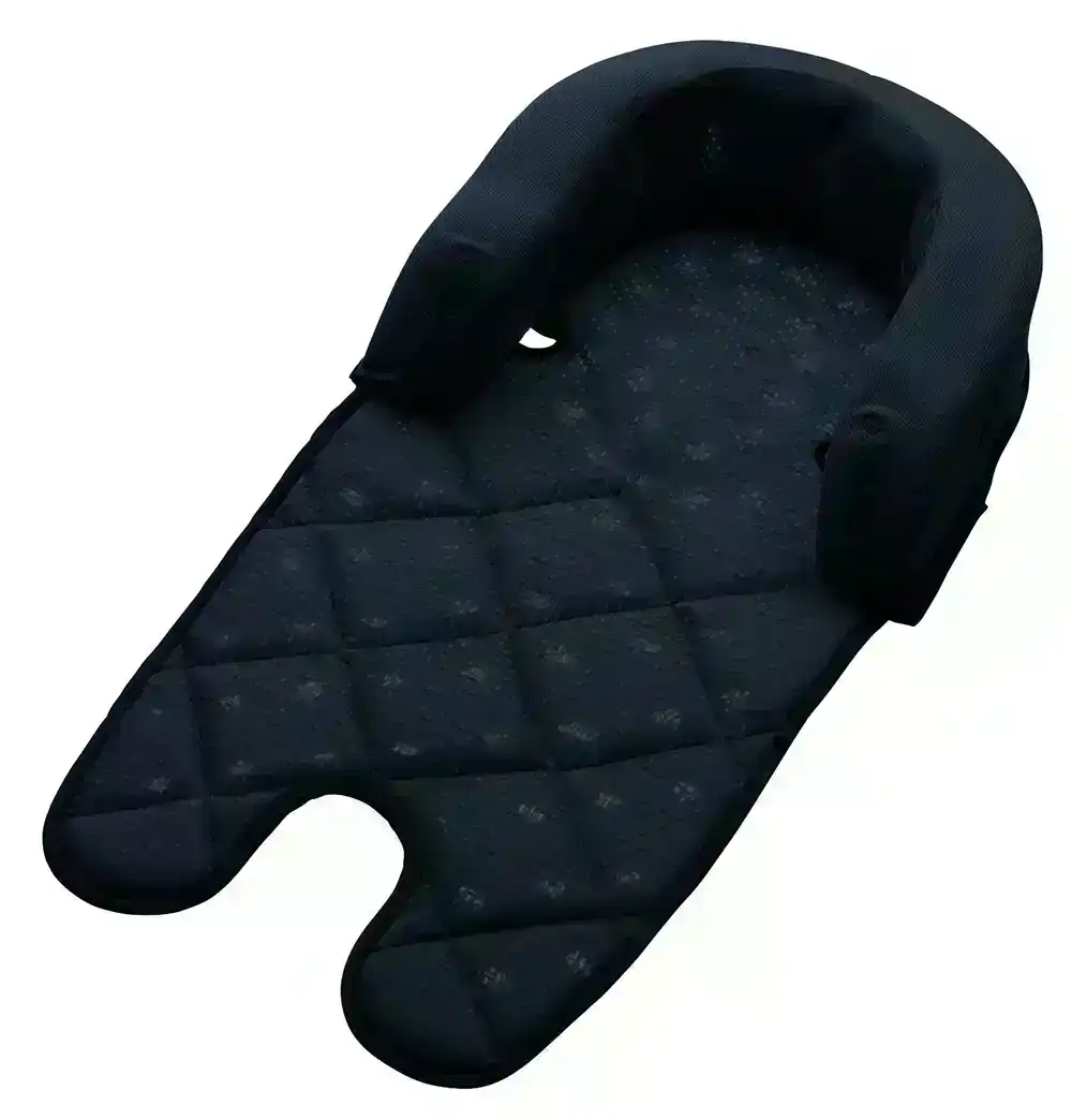 Playette Baby/Toddler Air Flow Foam Padded Head Support Mesh Fabric Charcoal
