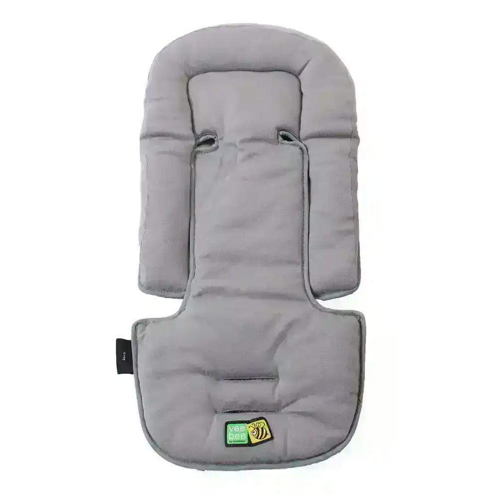 Vee Bee Allsorts Pad Infant Baby Head/Body Support f/Pram Stroller Car Seat Grey