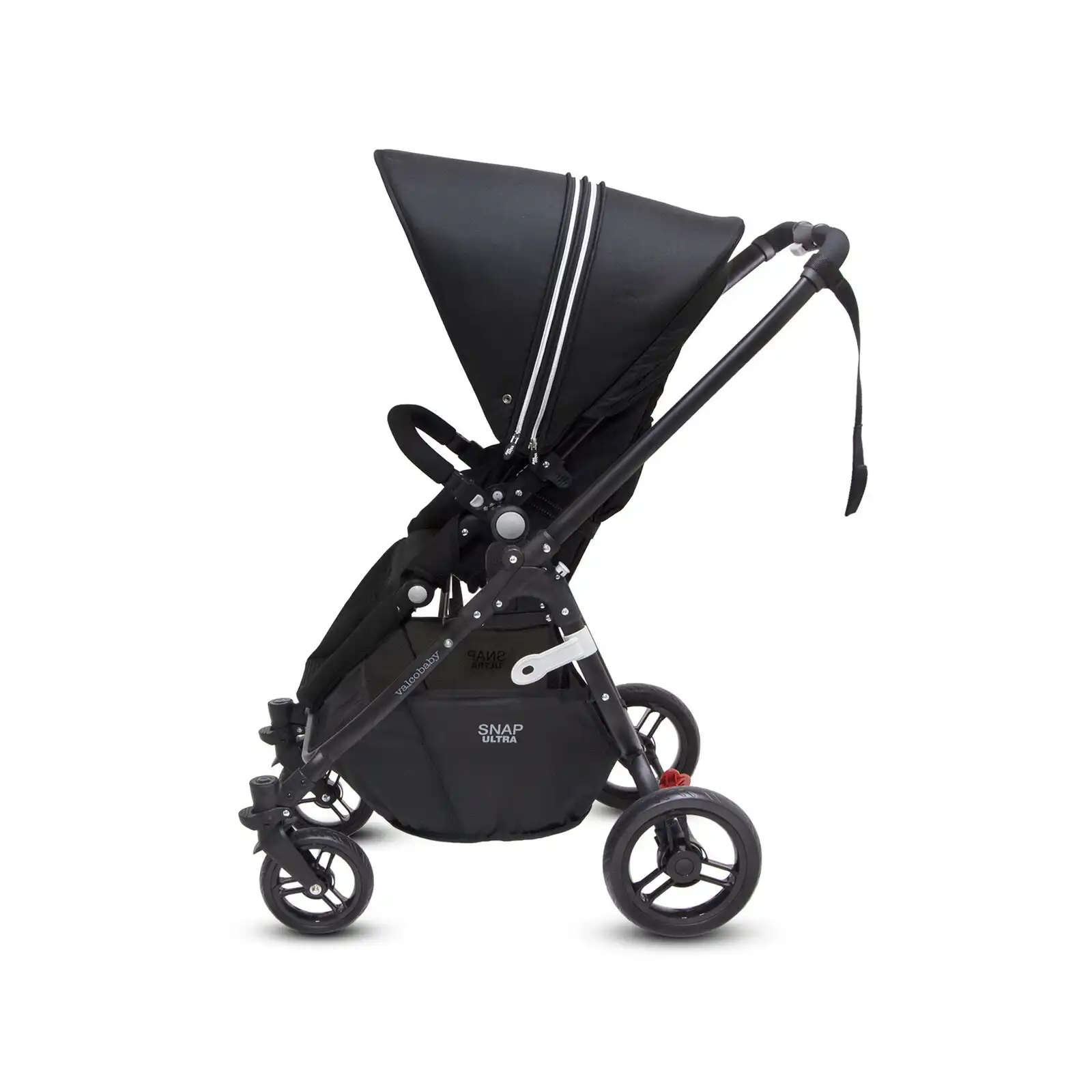 Valco Snap Ultra P Pram/Stroller Foldable/Ergo-Pivot Seat for Baby/Infant Black