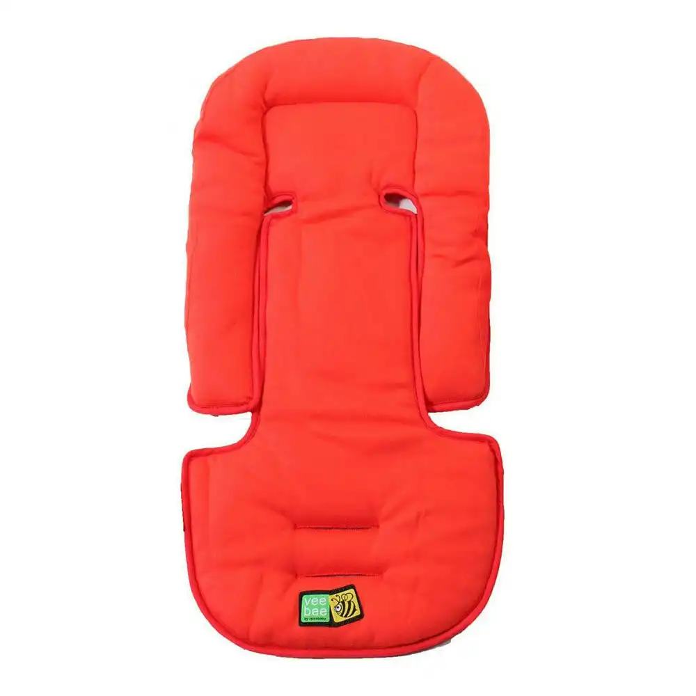 Vee Bee Allsorts Pad Infant Baby Head/Body Support f/Pram Stroller Car Seat Red
