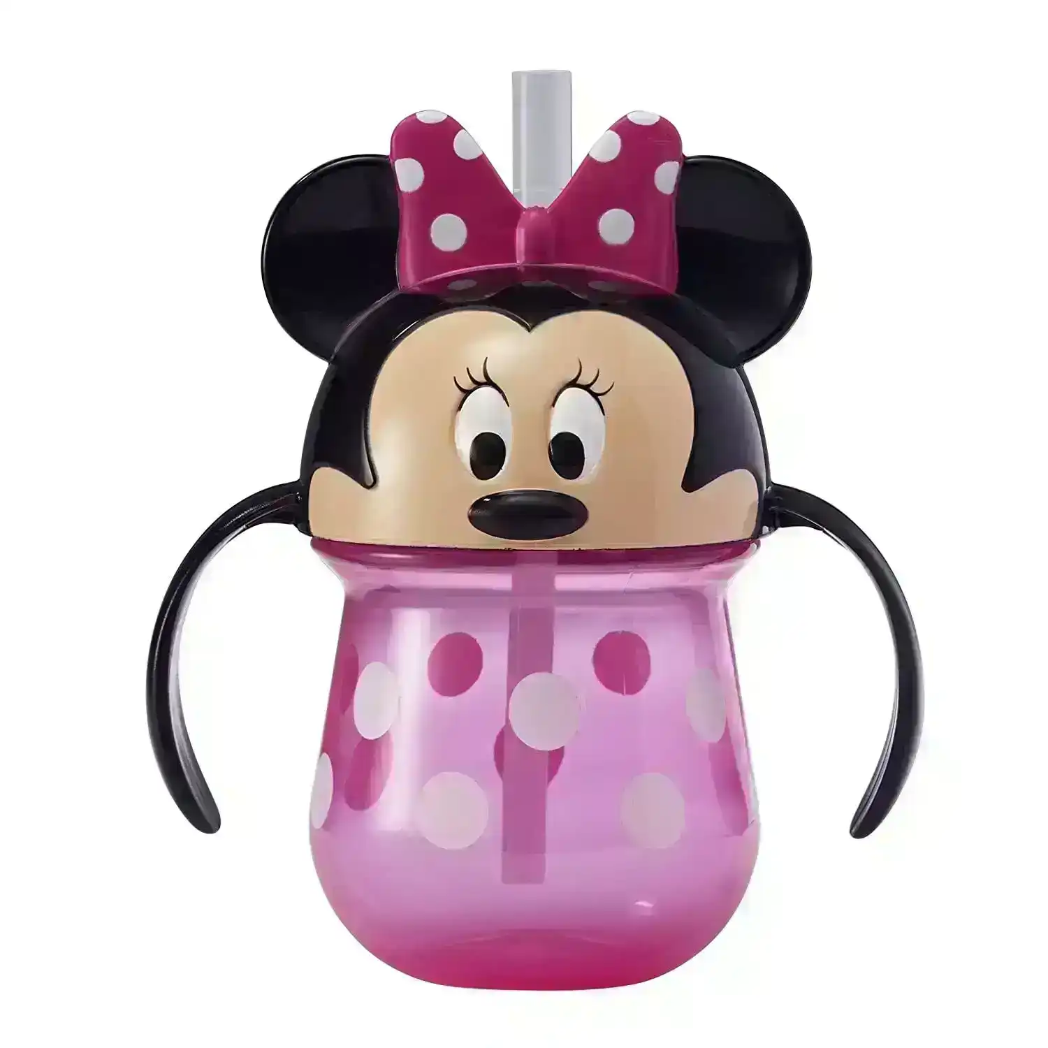 1pc The First years Straw Trainer Drinking 207ml Cup Baby/Toddler 9m+ Minnie