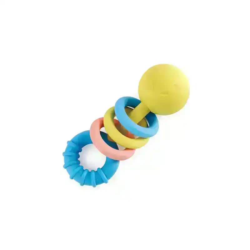 Hape Rattling Rings Teether/Teething/Rattle 13cm Toy for Baby/Kid/Infant 0m+