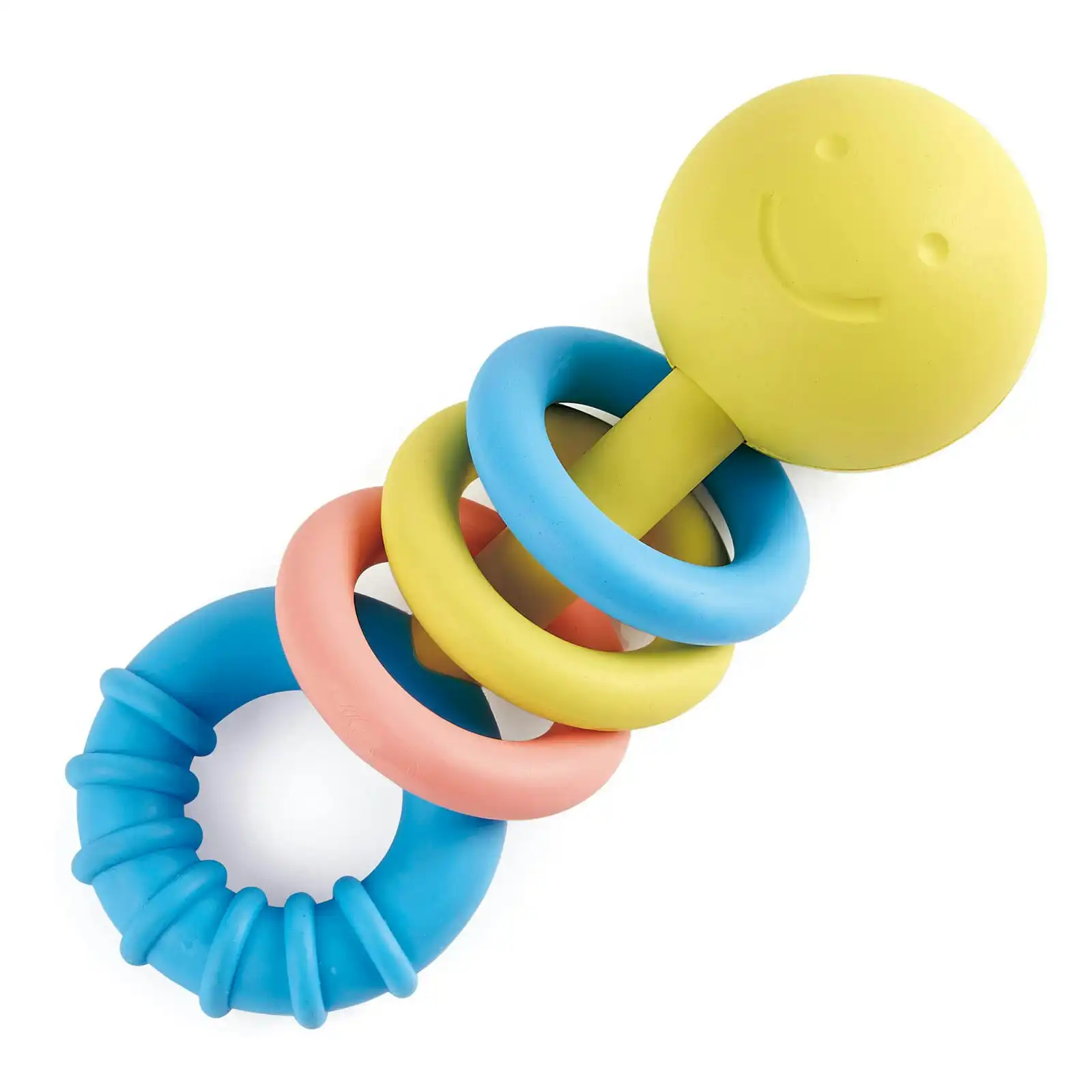 Hape Rattling Rings Teether/Teething/Rattle 13cm Toy for Baby/Kid/Infant 0m+