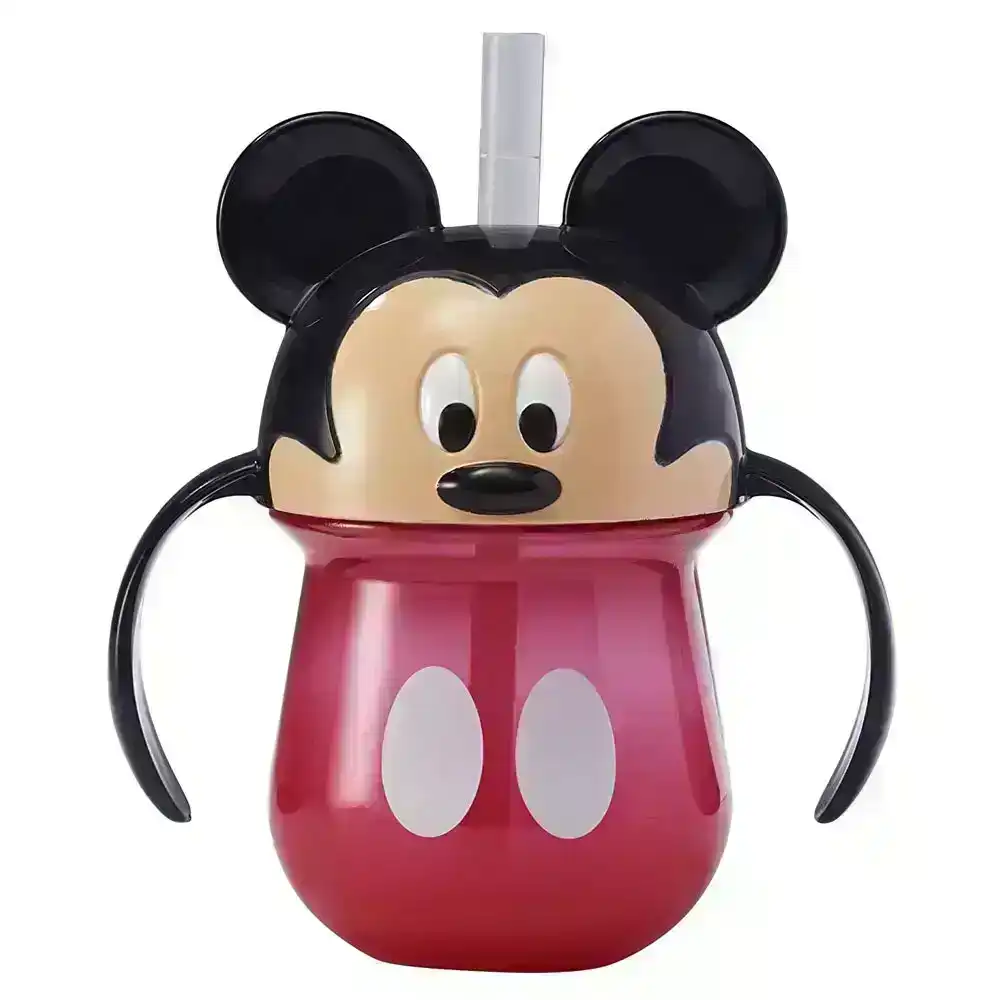 1pc The First years Straw Trainer Drinking 207ml Cup Baby/Toddler 9m+ Mickey