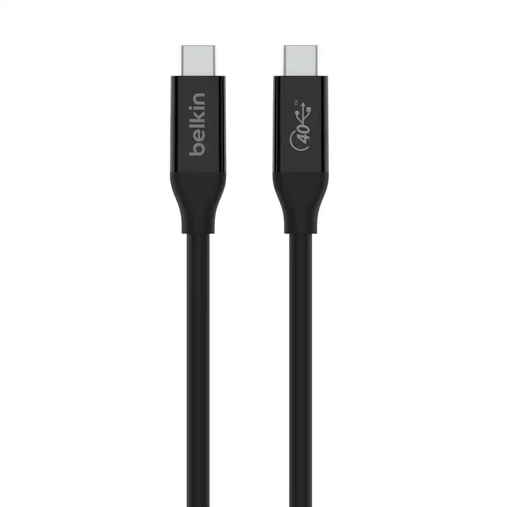 Belkin Connect USB4 100W Fast Charge/Data Sync Reversible Type-C 80cm Cable BLK